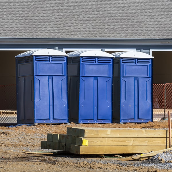 is there a specific order in which to place multiple portable restrooms in Freeport California